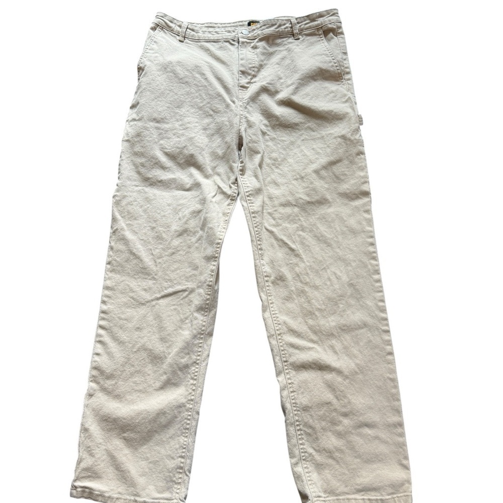 Caterpillar beige women’s work cargo pants, washed, never worn, size 14